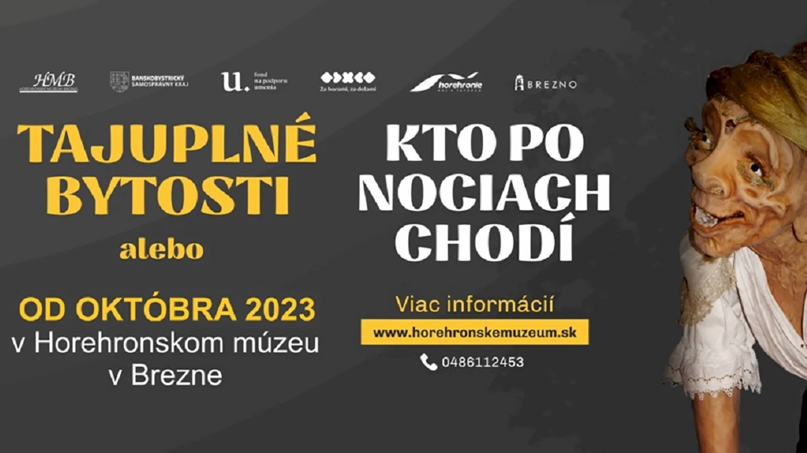 Horehronské múzeum v Brezne otvára podujatie na tému tajuplných bytostí