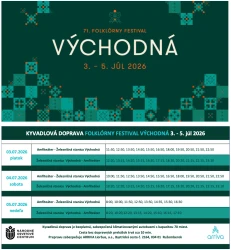 Kyvadlovú dopravu na festival vo Východnej zabezpečí ARRIVA