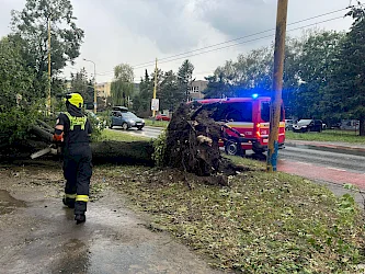 Mesto Prešov vyhlásilo mimoriadnu situáciu po silnej búrke spojenej so silným krupobitím