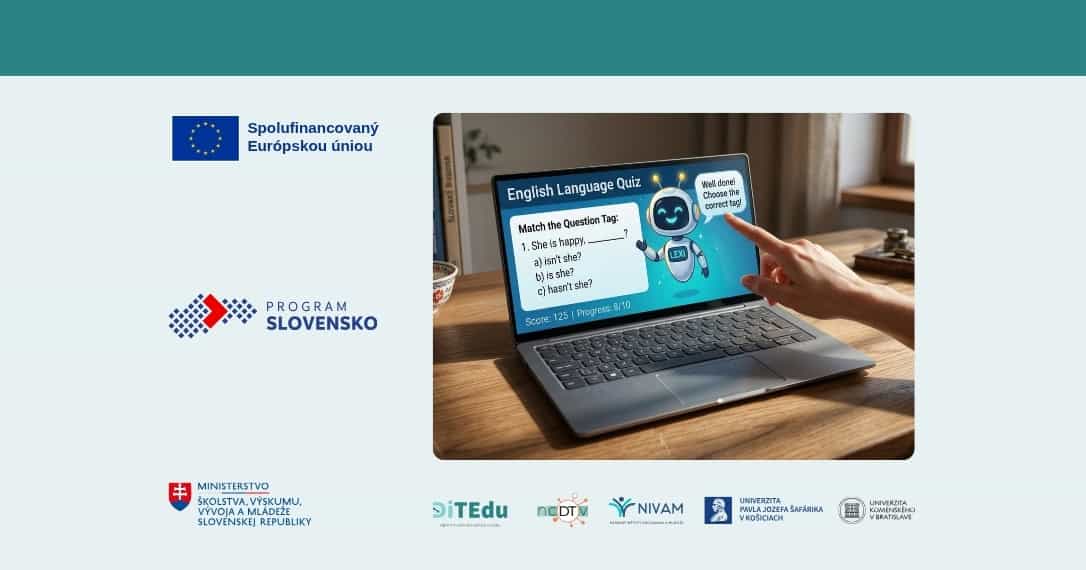 NIVaM: Naučte sa využívať digitálne nástroje a umelú inteligenciu na rozvoj jazykových zručností v angličtine